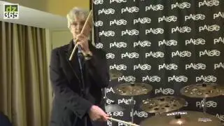 Stewart Copeland on the Dave Lombardo Paiste 22