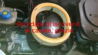 cambio filtro aria, olio motore e filtro olio su fiat 600