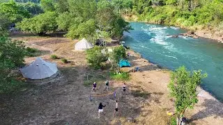 La Ngâu Camping | Inflatable Kayak & Pickleball on Grass