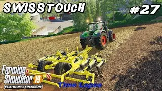 Spreading Lime, Manure & Digestate. Subsoiling & Selling Silage | Swisstouch #27 | FS19 4K TimeLapse