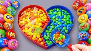 Satisfying ASMR | Making Nick Wilde the Fox with Beads by Mixing Paw Patrol CLAY Eggs | Number B