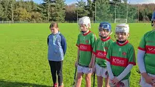 Sonny Egan singing Amhr&aacute;n na bhFiann before The Eddie Hayes Ground U-13 Hurling  finals on Sat1stNov