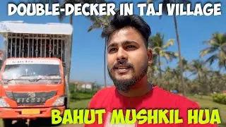Double-decker in Taj village || bahut Mushkil Se Laya Andar #viralvideo 