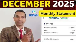 Monthly Statement of Rcm | Rcm मासिक आय | @rcmworldofficial @VijayVirodhiya Pramod Maurya DS