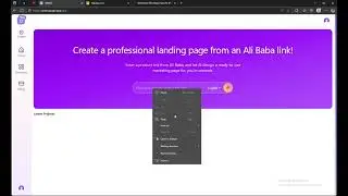 Turn Any Alibaba Product into a Sales Page with AI (1 Click!)