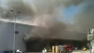 servisair on fire