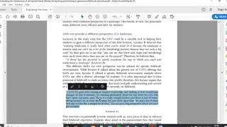 How to present Interview Data in your research