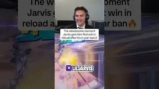 Jarvis gets him first win in reload after his 6 year ban🔥 #jarvis #fortnite