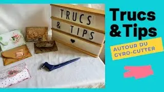 Essai , astuces et avis sur le cutter rotatif + tuto d'une enveloppe sans mesurer
