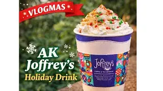 AK Joffrey&rsquo;s Cocoa & Spice ☕🎄 | Обзор праздничного напитка | Vlogmas