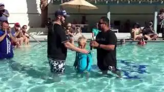 Alex Stark baptism!
