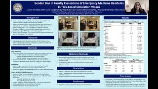 Gender Bias in Faculty Evaluations of Emergency Medicine Residents in Task-Based Simulation Videos