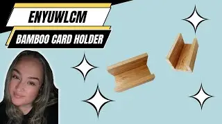 Honest Review of the ENYUWLCM Bamboo Card Holder