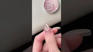 Swatch Cat Eye Nude yang Lembut & Terang! ✨ Seperti 'Air Putih' Tapi Berkilauan!