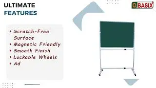 Adjustable Magnetic Whiteboard Stand That Moves with You | OBASIX Product Showcase