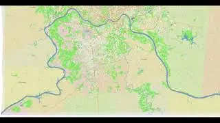 Cincinnati Ohio Vector Map 17BZ Editable PDF