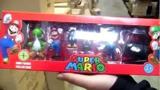 Nintendo Official Merchandise - Super Mario Bros 6 Figure Boxset Series 1 Unboxing