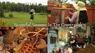 Beautiful Days of Summer in the Countryside🌳☀️| Cozy Summer Activities 🍓🐞