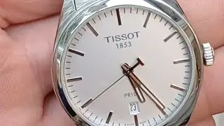 POLISHING A TISSOT WATCH REMOVING SCRATCHES WITH CAPE COD CLEANING CLOTHS