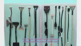 Shielded micro coax cable Singapore manufacturer ipex micro coax GMSL2 for ADAS camera balanced sign