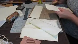 Scrapbooking tutorial Making a waterfall with flap page