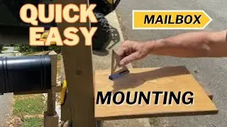 Как установить почтовый ящик своими руками. Урок #handyman #diy