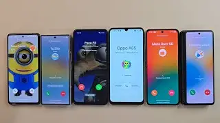 Samsung Galaxy ZFold 6 Samsung Z Flip4 ZFold3 Samsung A52 Realme Note 60X Guess Who Incoming Calling
