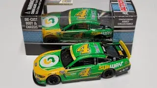 NASCAR Diecast Review: 2021 Kevin Harvick Subway 1/64 Metal Chassis
