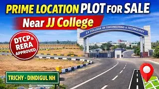 Plot for Sale in Trichy | Dindigul NH | Prime Location | Near JJ college | 