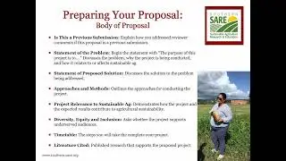 OnFarm Research Grant: Writing a Proposal
