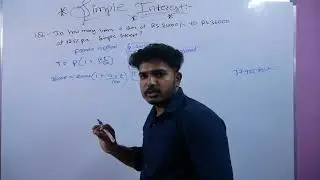 |Example problems for ts pc 2025 || simple interest 💸|| subscribe |