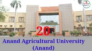 Top 20 Agricultural University of India (New) ranked by ICAR