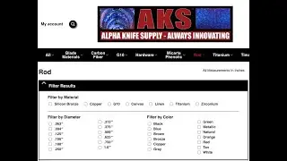 New Filter Features on AlphaKnifeSupply.com