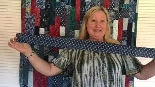 A quick and easy way to measure a yard of fabric: Nose to Tip
