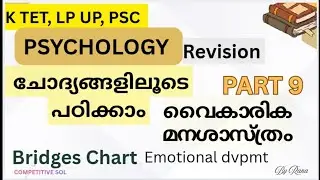 KTET LP UP PSYCHOLOGY REVISION CLASS Emotional development ബ്രിഡ്ജസ് ചാർട്ട്📚