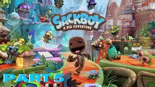Sackboy A Big Adventure Walkthrough Gameplay Part 5 MEET MAMA MONKEY AND FLING (FULL GAME)