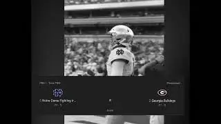 Are u ready for this CFP matchup #cfp #cfb