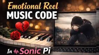 Emotional Reel Music Code | Sad Background Music in Sonic Pi 💔