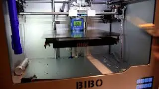 Leveling the nozzles on a BIBO 2 Touch dual extruder 3D printer using a Tool Presetter