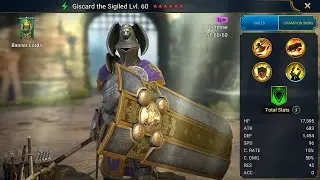 Let's Play RAID: SHADOW LEGENDS DAY 470 GISCARD THE SIGILED (Android Gameplay)