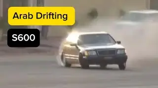 W140 S600 | Арабский дрифт | Mercedes V12 Saudi Drift