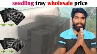 seedling tray wholesale price ! nursery tray price ! plastic tray wholesale market