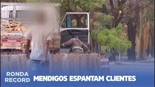 RONDA RECORD: MORADORES DE RUA ESPANTAM CLIENTES NO CENTRO DE GOIÂNIA