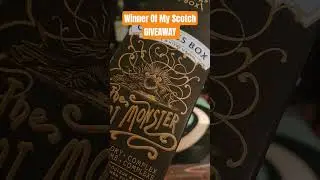 Congratulations to the Ragged.Clown for winning my Bottle of Compass Box The Peat Monster #win