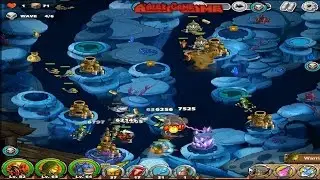 The King of Towers - Deep Sea (hard 5) Victory. Dark Blue Bomb Hard Mode (Part 151)