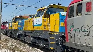 L&rsquo; ARRIVO IN ITALIA DELLE CZ LOKO D741 CLF E D744 MIST MT Tarvisio Boscoverde - Santo Stefano Magra
