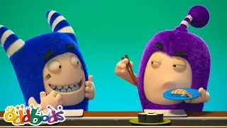 Learn How To Use Chopsticks 🥢 | Oddbods Full Episodes | Funny Food Cartoons For All The Family!