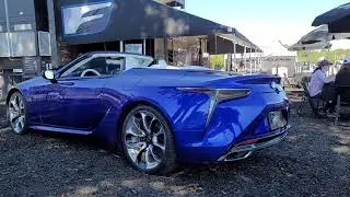 2021 Lexus LC 500 Convertible Inspiration Series | Structural Blue  | Lexus Racing USA