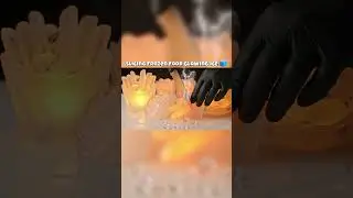 Slicing Frozen Food Glowing Ice 🧊#ai #aiart #asmrsounds #asmr #aiasmr #asmr #asmrvideo