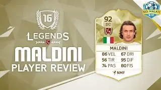 FIFA 16 | PAOLO MALDINI LEGEND (92) | Player Review+Statistiche in game (ITA)